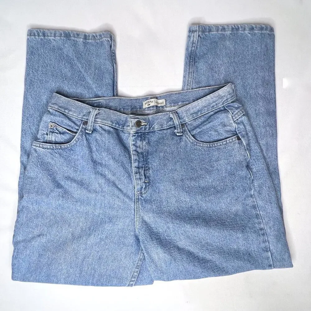 Vintage Riders By Lee Relaxed Fit Jeans Size 16 Petite